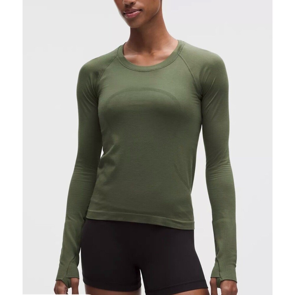Lululemon Swiftly Tech 2.0 Long Sleeve Sassy Sage Size 8